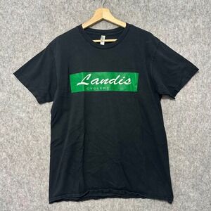 American Apparel Landis Cyclery 1912 Mens T-Shirt Large Black Short Sleeve Tee